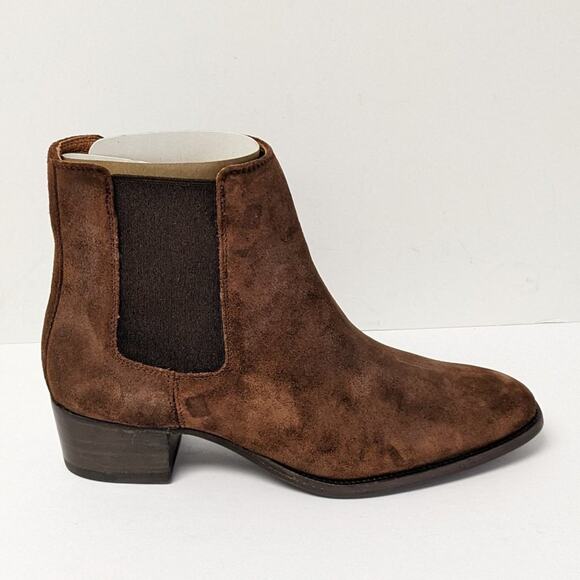 Frye Dara Chelsea Boots, Brown Suede, Women's 8 M - Picture 3 of 7
